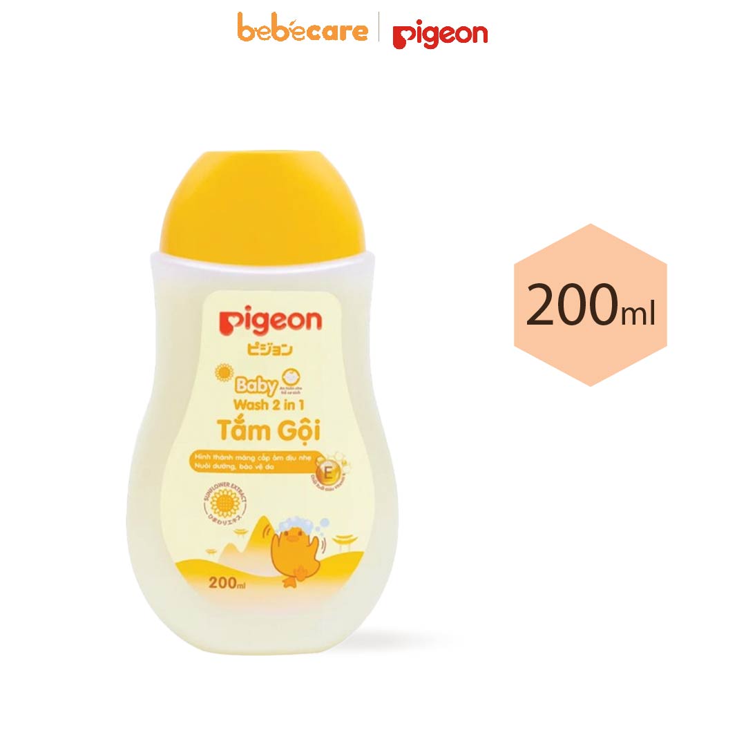 Pigeon (1080)-Tắm Gội Dịu Nhẹ Pigeon Hoa Hướng Dương 200ML